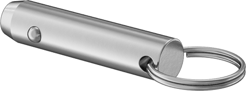 Detent Pin 3/4 x 2 Medium Carbon Steel Zinc Clear | Pack of 1 | DTP-0750-2000-ALT